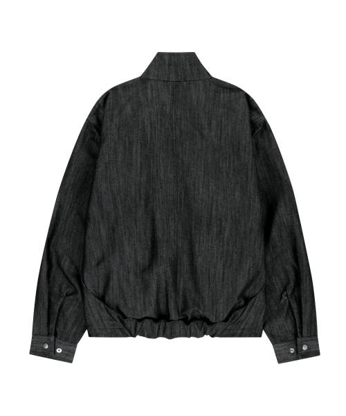 OJOS(オホス)の「Metal Denim Bomber Jacket / Black(ブルゾン・レディース・その他・1/2/3)」の3枚目の写真