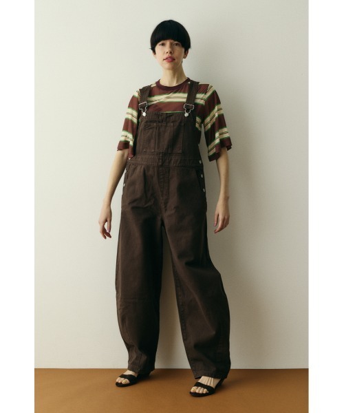 HeRIN.CYE(ヘリンドットサイ)の「Cocoon over all コクーンオーバーオール(つなぎ/オールインワン・レディース・ブラック/ブラウン・38/36)」の21枚目の写真