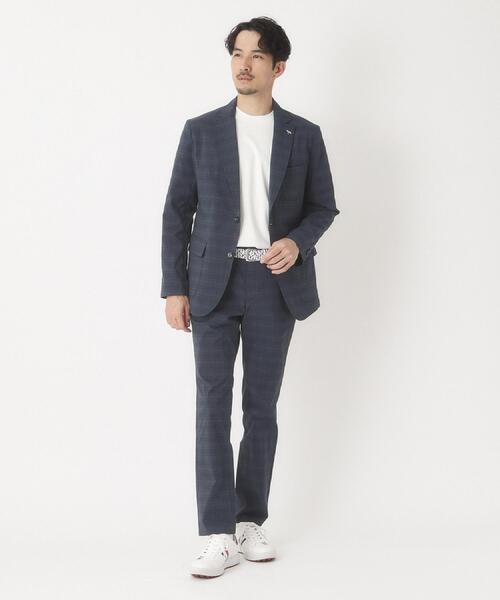 adabat(アダバット)の「サッカーチェックテーパードパンツ(その他パンツ・メンズ・ネイビー系1/ブラック系1・52/50/48/46)」の22枚目の写真