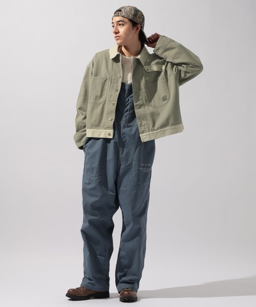 niko and...（ニコアンド）の「【NATOKii(ネイトゥーキー)】ワークシャツジャケット（ブルゾン・メンズ・オフホワイト/オリーブ・MEDIUM/LARGE）」の6枚目の写真