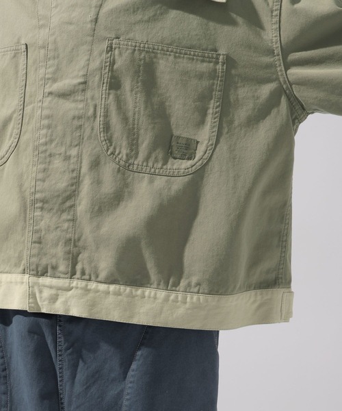 niko and...（ニコアンド）の「【NATOKii(ネイトゥーキー)】ワークシャツジャケット（ブルゾン・メンズ・オフホワイト/オリーブ・MEDIUM/LARGE）」の13枚目の写真
