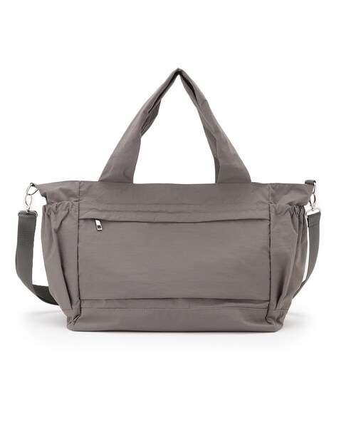 SHOO・LA・RUE（シューラルー）の「【撥水】トラベルボストンバッグ【キャリーオン】（ボストンバッグ・レディース・ブラック/ダークグレー・00）」の8枚目の写真