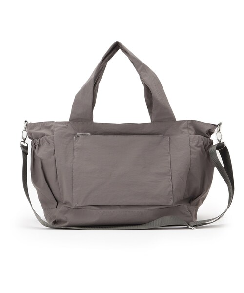 SHOO・LA・RUE（シューラルー）の「【撥水】トラベルボストンバッグ【キャリーオン】（ボストンバッグ・レディース・ブラック/ダークグレー・00）」の10枚目の写真