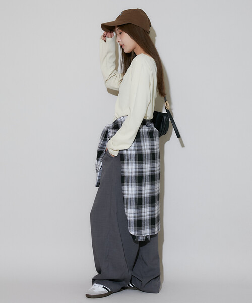 PUBLUX(パブリュクス)の「PUBLUX/パブリュクス LOVE POP STUDIO イージー スラックス パンツ 限定展開(スラックス・メンズ・ブラック/ネイビー/グレー/ライトグレー・LARGE/MEDIUM/SMALL)」の19枚目の写真