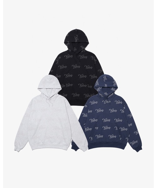 KEBOZ（ケボズ）の「ICON MULTI LOGO SWEAT HOODIE（パーカー・メンズ・グレー/ブラック/ネイビー・XL/2XL/L/M/S）」の6枚目の写真