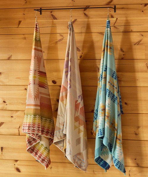 PENDLETON(ペンドルトン)の「PENDLETON/ペンドルトン サンシーカートラベルタオル(タオル・レディース・コーラル/アクア/アイボリー・FREE)」の4枚目の写真