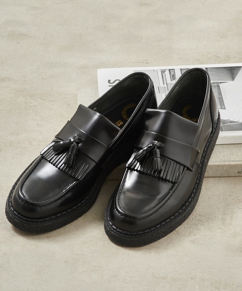 FRED PERRY(フレッドペリー)の「【FRED PERRY】George Cox Tassel Loafer Leather/ジョージコックス タッセルローファー SB8355(ローファー・メンズ・ブラック・28cm/27cm/26cm/25cm/24cm/23cm)」の11枚目の写真
