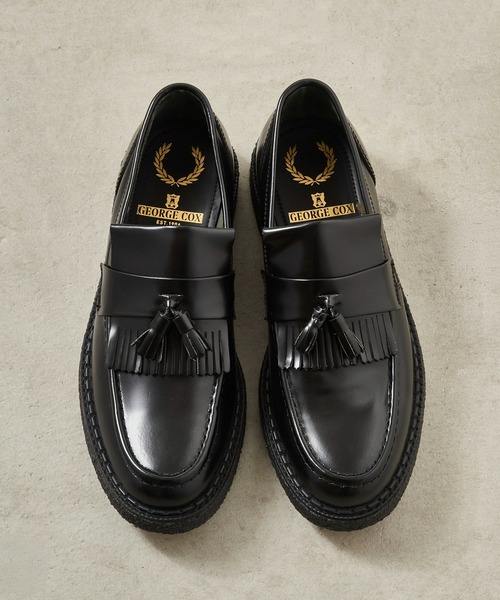 FRED PERRY(フレッドペリー)の「【FRED PERRY】George Cox Tassel Loafer Leather/ジョージコックス タッセルローファー SB8355(ローファー・メンズ・ブラック・28cm/27cm/26cm/25cm/24cm/23cm)」の14枚目の写真