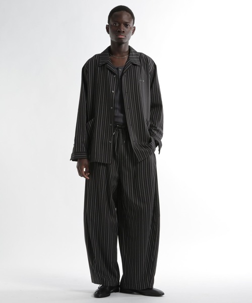 HARE(ハレ)の「【SET UP対応】PAJAMAワイドパンツ(HARE)(スラックス・メンズ・ブルー/ブラック・FREE)」の5枚目の写真