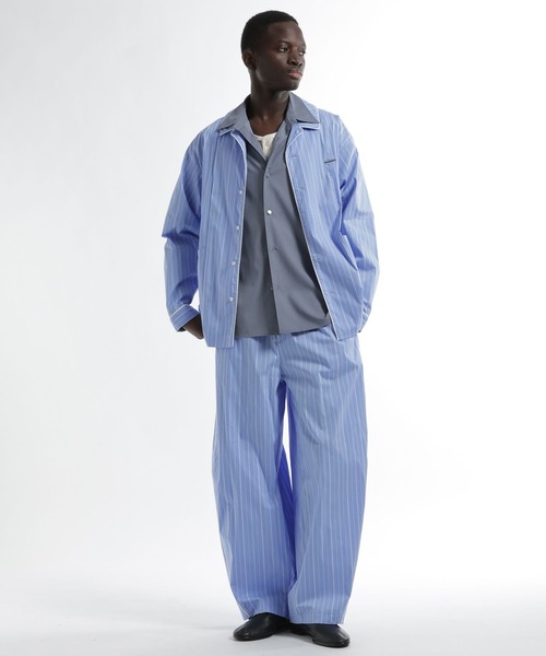 HARE(ハレ)の「【SET UP対応】PAJAMAワイドパンツ(HARE)(スラックス・メンズ・ブルー/ブラック・FREE)」の6枚目の写真