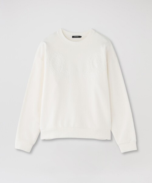 LOVELESS(ラブレス)の「ペイズリーコードプルオーバー(Tシャツ/カットソー・メンズ・オフホワイト/ブラック・M/L)」の1枚目の写真