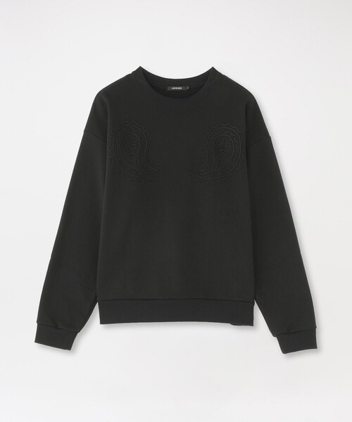 LOVELESS(ラブレス)の「ペイズリーコードプルオーバー(Tシャツ/カットソー・メンズ・オフホワイト/ブラック・M/L)」の2枚目の写真