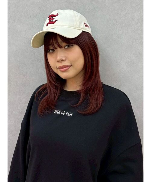 NEW ERA(ニューエラ)の「【NEW ERA×EVRIS】E MOTIF 9TWENTY(キャップ・レディース・アイボリー/ネイビー・FREE)」の22枚目の写真