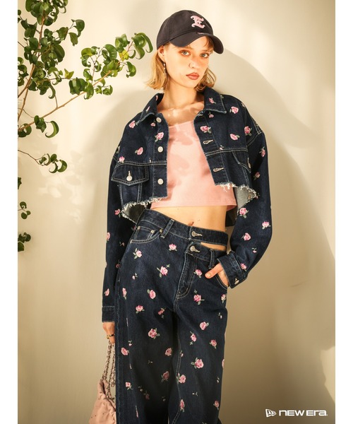 NEW ERA(ニューエラ)の「【NEW ERA×EVRIS】E MOTIF 9TWENTY(キャップ・レディース・アイボリー/ネイビー・FREE)」の3枚目の写真