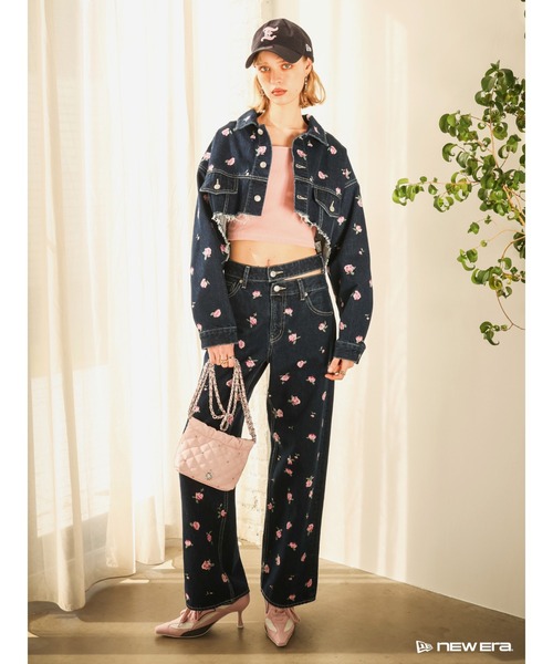 NEW ERA(ニューエラ)の「【NEW ERA×EVRIS】E MOTIF 9TWENTY(キャップ・レディース・アイボリー/ネイビー・FREE)」の4枚目の写真