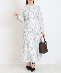 ASTORIA ODIER | とろみ金具ボウタイワンピース(ワンピース)