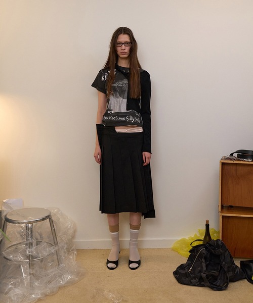 LCDC TM(エルシーディーシーティーエム)の「PRINTED T-SHIRT(Tシャツ/カットソー・レディース・Black・S/M)」の2枚目の写真