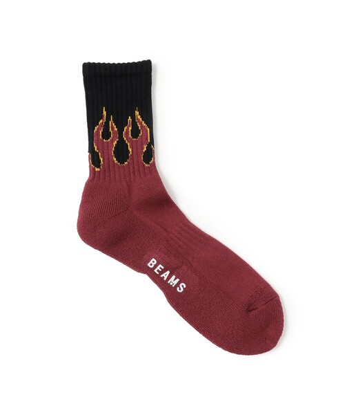 BEAMS（ビームス）の「ファイヤーソックス（ソックス/靴下・メンズ・グレー/ブルー/レッド・ONE SIZE）」の3枚目の写真