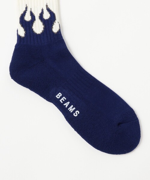 BEAMS（ビームス）の「ファイヤーソックス（ソックス/靴下・メンズ・グレー/ブルー/レッド・ONE SIZE）」の5枚目の写真