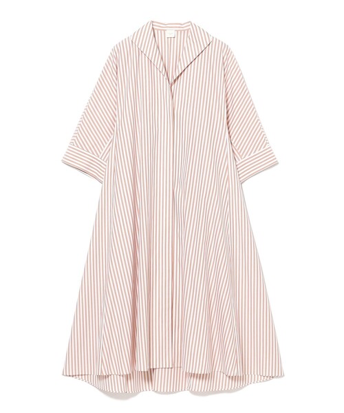EFFE BEAMS(エッフェビームス)の「オープンカラー シャツ ドレス(ワンピース・レディース・ホワイト/その他4/ネイビー・ONE SIZE)」の3枚目の写真