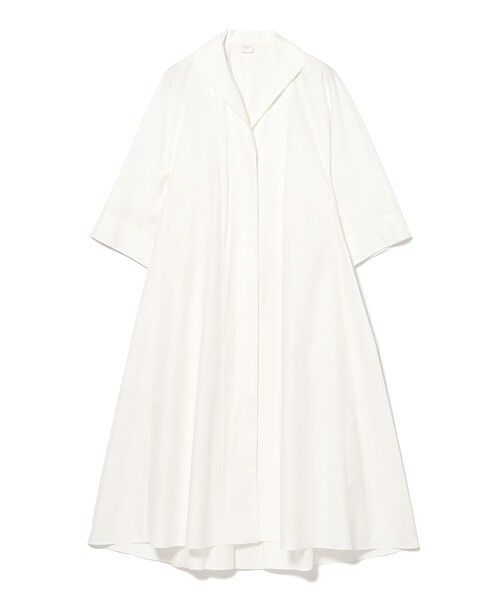 EFFE BEAMS(エッフェビームス)の「オープンカラー シャツ ドレス(ワンピース・レディース・ホワイト/その他4/ネイビー・ONE SIZE)」の12枚目の写真