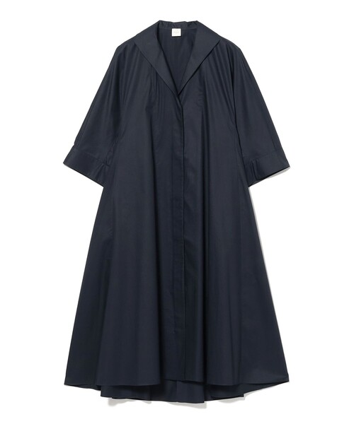 EFFE BEAMS(エッフェビームス)の「オープンカラー シャツ ドレス(ワンピース・レディース・ホワイト/その他4/ネイビー・ONE SIZE)」の15枚目の写真