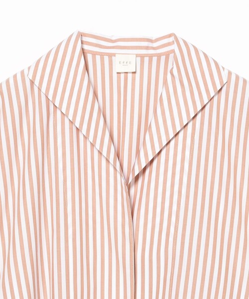 EFFE BEAMS(エッフェビームス)の「オープンカラー シャツ ドレス(ワンピース・レディース・ホワイト/その他4/ネイビー・ONE SIZE)」の20枚目の写真