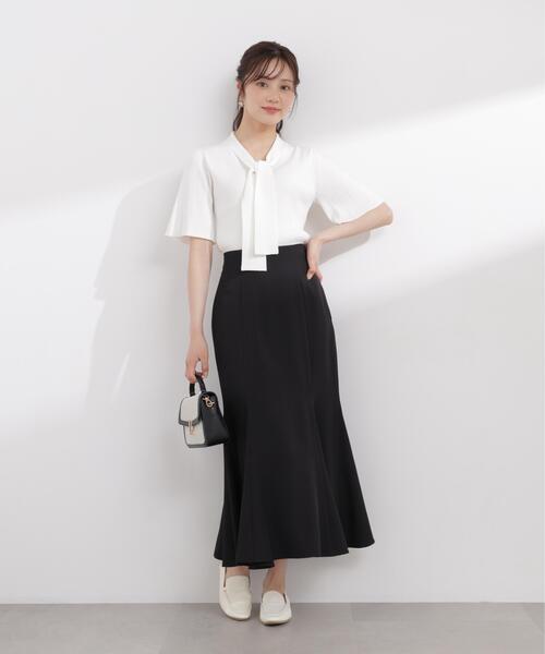 PROPORTION BODY DRESSING（プロポーションボディドレッシング）の「３ＷＡＹタイ付きニット / 1216170408（ニット/セーター・レディース・ホワイト/ライトグリーン/ネイビー/イエロー・MEDIUM/SMALL）」の18枚目の写真