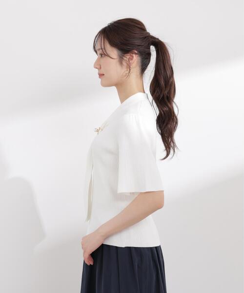 PROPORTION BODY DRESSING（プロポーションボディドレッシング）の「３ＷＡＹタイ付きニット / 1216170408（ニット/セーター・レディース・ホワイト/ライトグリーン/ネイビー/イエロー・MEDIUM/SMALL）」の20枚目の写真