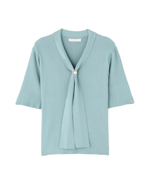 PROPORTION BODY DRESSING（プロポーションボディドレッシング）の「３ＷＡＹタイ付きニット / 1216170408（ニット/セーター・レディース・ホワイト/ライトグリーン/ネイビー/イエロー・MEDIUM/SMALL）」の9枚目の写真