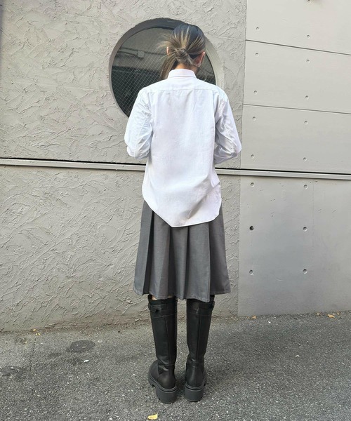 Narcissus（ナルシス）の「【Narcissus】プリーツビジュースカート（スカート・レディース・グレー・FREE）」の3枚目の写真