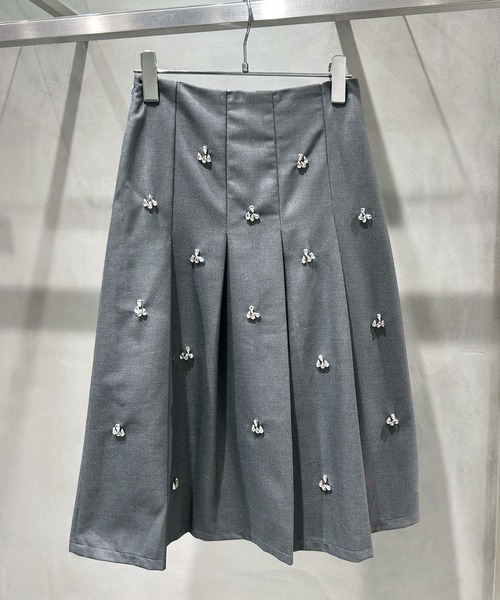 Narcissus（ナルシス）の「【Narcissus】プリーツビジュースカート（スカート・レディース・グレー・FREE）」の5枚目の写真