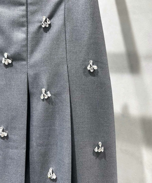 Narcissus（ナルシス）の「【Narcissus】プリーツビジュースカート（スカート・レディース・グレー・FREE）」の7枚目の写真