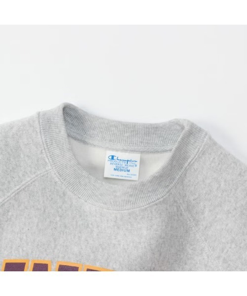 Champion(チャンピオン)の「Champion REVERSE WEAVE(R) ラグランスリーブスウェットトレーナー(スウェット・レディース・パープル/グリーン/ホワイト/グレー/ブラック/オートミール・M/L)」の13枚目の写真