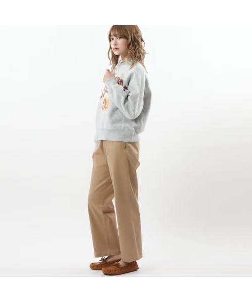 Champion(チャンピオン)の「Champion REVERSE WEAVE(R) ラグランスリーブスウェットトレーナー(スウェット・レディース・パープル/グリーン/ホワイト/グレー/ブラック/オートミール・M/L)」の17枚目の写真