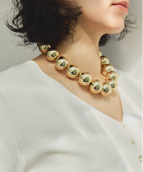 VERMEIL par iena（ヴェルメイユパーイエナ）の「RIB Vネックカーディガン（カーディガン/ボレロ・レディース・ブラック/ホワイト・FREE）」の18枚目の写真