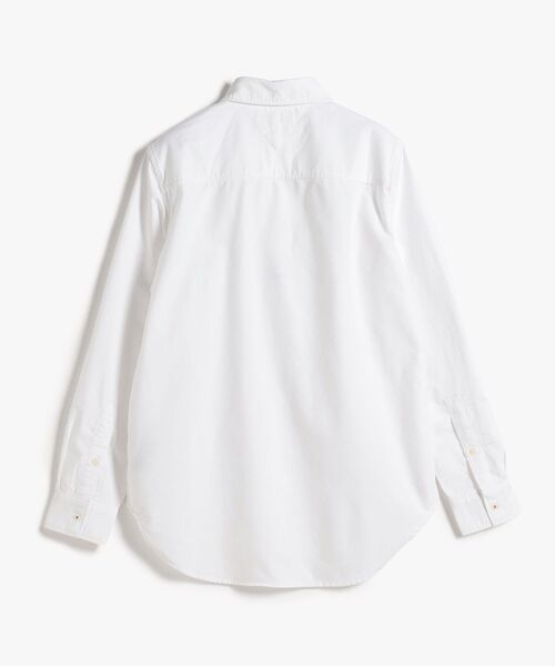 TOMMY HILFIGER(トミーヒルフィガー)の「OXFORD RELAXED LS SHIRT(シャツ/ブラウス・レディース・ベージュ・32inch/38inch/36inch/34inch)」の6枚目の写真