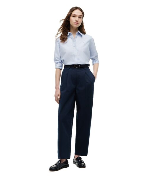 TOMMY HILFIGER(トミーヒルフィガー)の「OXFORD RELAXED LS SHIRT(シャツ/ブラウス・レディース・ベージュ・32inch/38inch/36inch/34inch)」の7枚目の写真