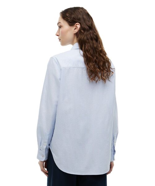 TOMMY HILFIGER(トミーヒルフィガー)の「OXFORD RELAXED LS SHIRT(シャツ/ブラウス・レディース・ベージュ・32inch/38inch/36inch/34inch)」の9枚目の写真