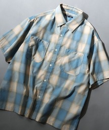 Ombre Check Short-Sleeve Shirt / オンブレチェック 半袖シャツ メンズ トップス