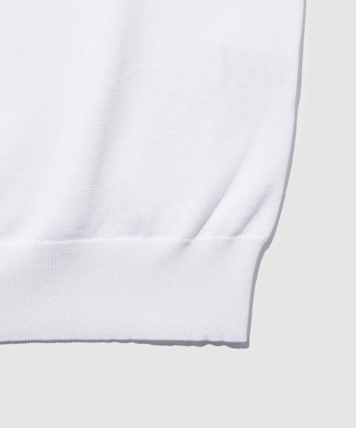 URBAN COLLECTION(アーバンコレクション)の「URBAN COLECTION 綿タッチニットTシャツ(ニット/セーター・メンズ・ホワイト/ブラック/グレー・S/M/L/XL)」の16枚目の写真