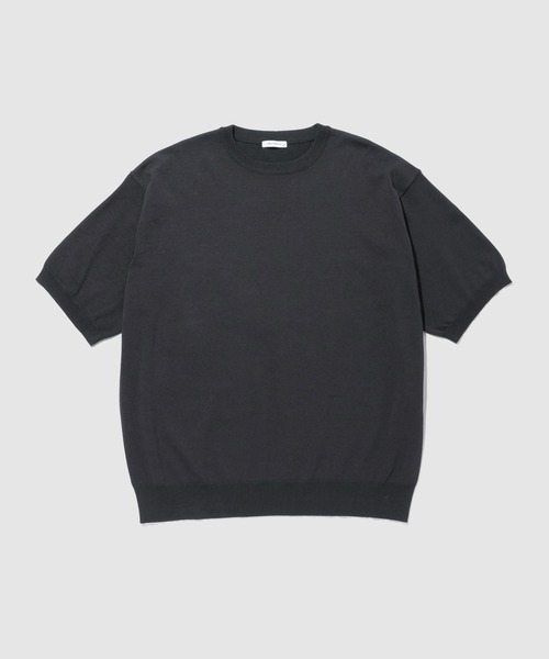 URBAN COLLECTION(アーバンコレクション)の「URBAN COLECTION 綿タッチニットTシャツ(ニット/セーター・メンズ・ホワイト/ブラック/グレー・S/M/L/XL)」の11枚目の写真