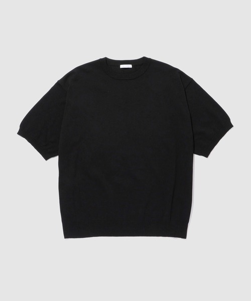 URBAN COLLECTION(アーバンコレクション)の「URBAN COLECTION 綿タッチニットTシャツ(ニット/セーター・メンズ・ホワイト/ブラック/グレー・S/M/L/XL)」の12枚目の写真
