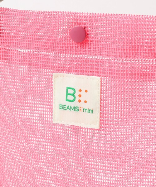 BEAMS mini(ビームスミニ)の「プールバッグ プチプラ キッズ レジャー アウトドア(トートバッグ・キッズ・グリーン/ピンク・ONE SIZE)」の4枚目の写真