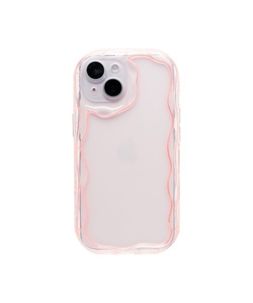 Hamee(ハミィ)の「iPhone 17/17 Pro/16/15 専用 PHONEAR ウェーブスタイル スマホケース(スマホケース/カバー・レディース・クリアブルー/クリアグリーン/シルバー/クリア/クリアイエロー/ピンク・iPhone 15/iPhone 16/iPhone 17/iPhone 17 Pro)」の15枚目の写真