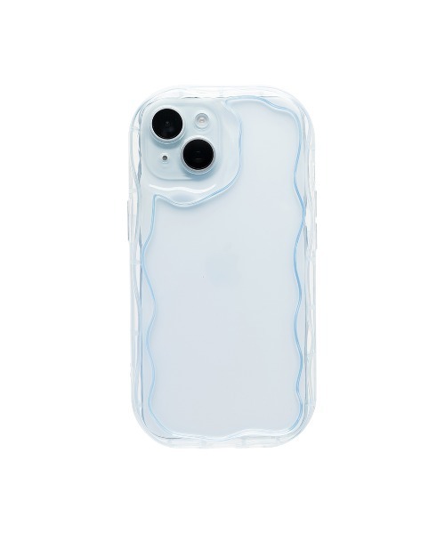 Hamee(ハミィ)の「iPhone 17/17 Pro/16/15 専用 PHONEAR ウェーブスタイル スマホケース(スマホケース/カバー・レディース・クリアブルー/クリアグリーン/シルバー/クリア/クリアイエロー/ピンク・iPhone 15/iPhone 16/iPhone 17/iPhone 17 Pro)」の16枚目の写真