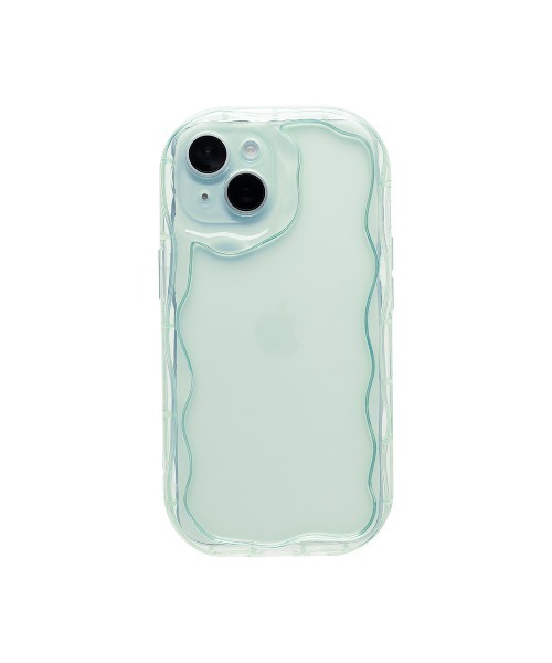 Hamee(ハミィ)の「iPhone 17/17 Pro/16/15 専用 PHONEAR ウェーブスタイル スマホケース(スマホケース/カバー・レディース・クリアブルー/クリアグリーン/シルバー/クリア/クリアイエロー/ピンク・iPhone 15/iPhone 16/iPhone 17/iPhone 17 Pro)」の17枚目の写真