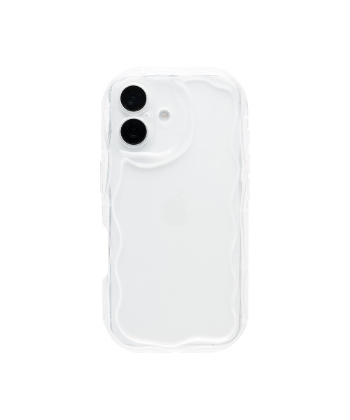 Hamee(ハミィ)の「iPhone 17/17 Pro/16/15 専用 PHONEAR ウェーブスタイル スマホケース(スマホケース/カバー・レディース・クリアブルー/クリアグリーン/シルバー/クリア/クリアイエロー/ピンク・iPhone 15/iPhone 16/iPhone 17/iPhone 17 Pro)」の20枚目の写真