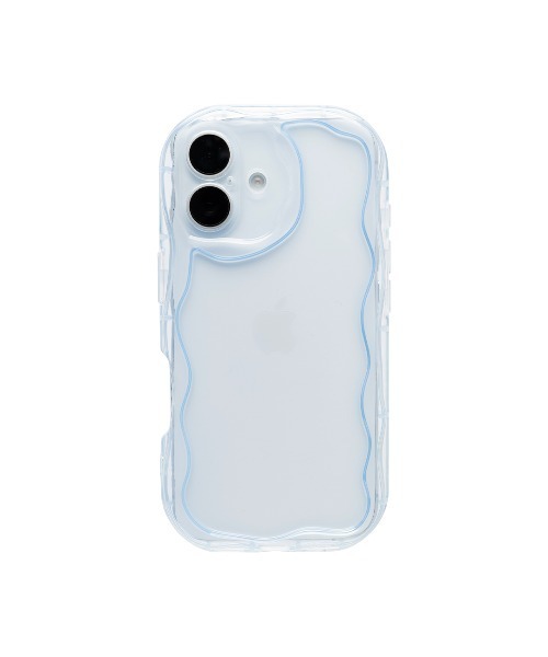 Hamee(ハミィ)の「iPhone 17/17 Pro/16/15 専用 PHONEAR ウェーブスタイル スマホケース(スマホケース/カバー・レディース・クリアブルー/クリアグリーン/シルバー/クリア/クリアイエロー/ピンク・iPhone 15/iPhone 16/iPhone 17/iPhone 17 Pro)」の22枚目の写真