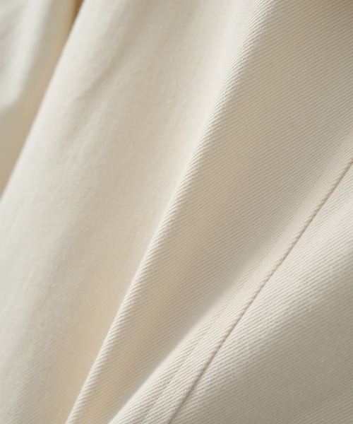 IRENISA(イレニサ)の「【irenisa/イレニサ】別注 LEATHER-COLLAR GUNFLAP ZIP BLOUSON(ブルゾン・メンズ・ナチュラル・2/3/4)」の9枚目の写真